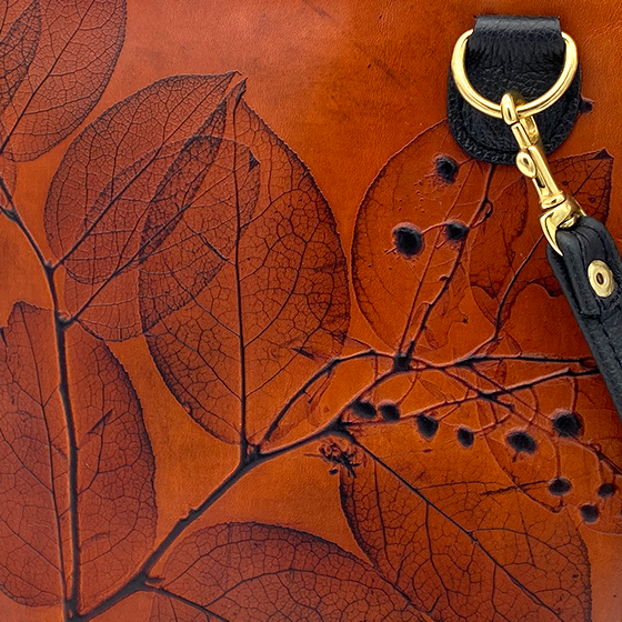 leaf leather inside